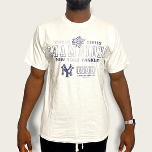 Vintage 1999 Pro Player Yankees Champions Tee Medium